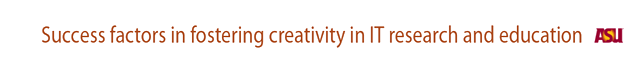 Proceedings of the NSF CreativeIT workshop at Arizona State University