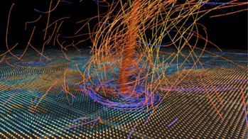 Visualization of an F3 Tornado